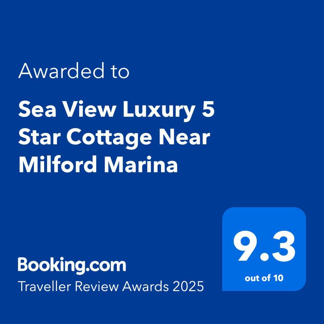 Sea View Luxury 5 Star Cottage Near Milford Marina Милфорд-Хейвен Экстерьер фото